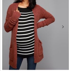 Luxe Essentials Cuffed Maternity Sweater